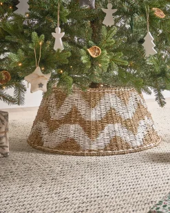 Osłonka pod choinkę HIVER Trawa morska Naturalny 60 cm