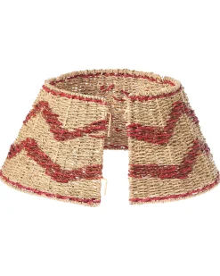 Osłonka pod choinkę HIVER Trawa morska Czerwony 51 cm
