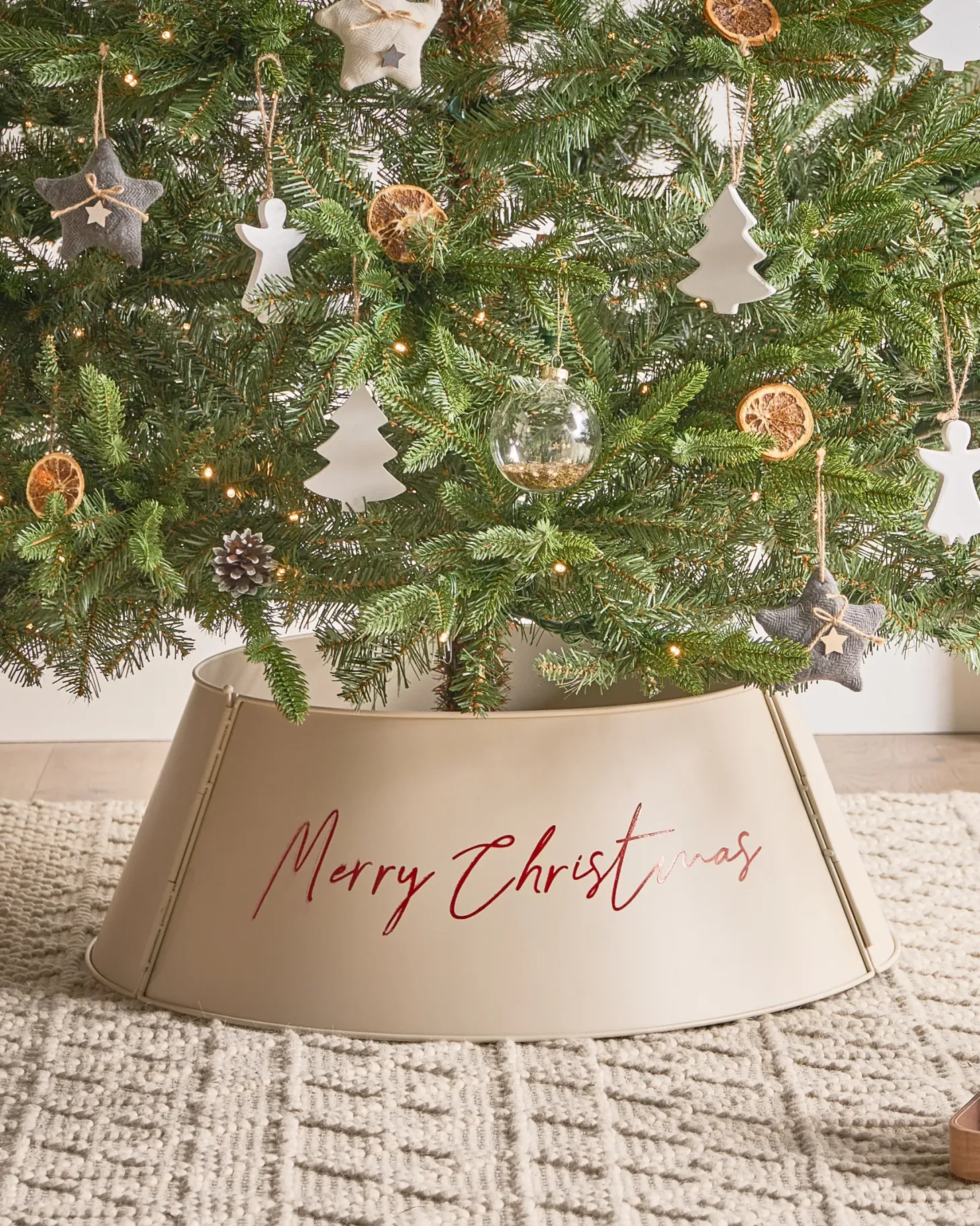 Osłonka pod choinkę IMATRA Żelazo Beżowy 65 cm