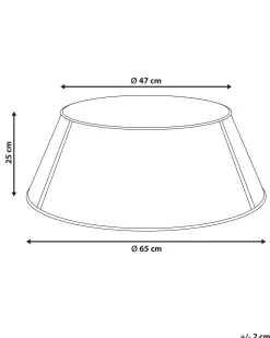 Osłonka pod choinkę IMATRA Żelazo Beżowy 65 cm