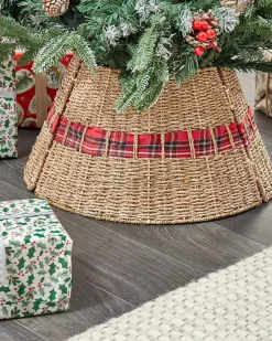 Osłonka pod choinkę MARCHE Trawa morska Naturalny 50 cm