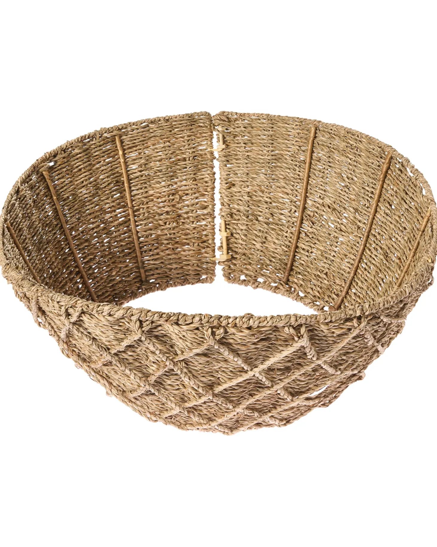 Osłonka pod choinkę VUOTSO Trawa morska Naturalny 53 cm
