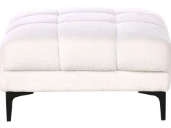 Otomana ALNES Boucle Biały
