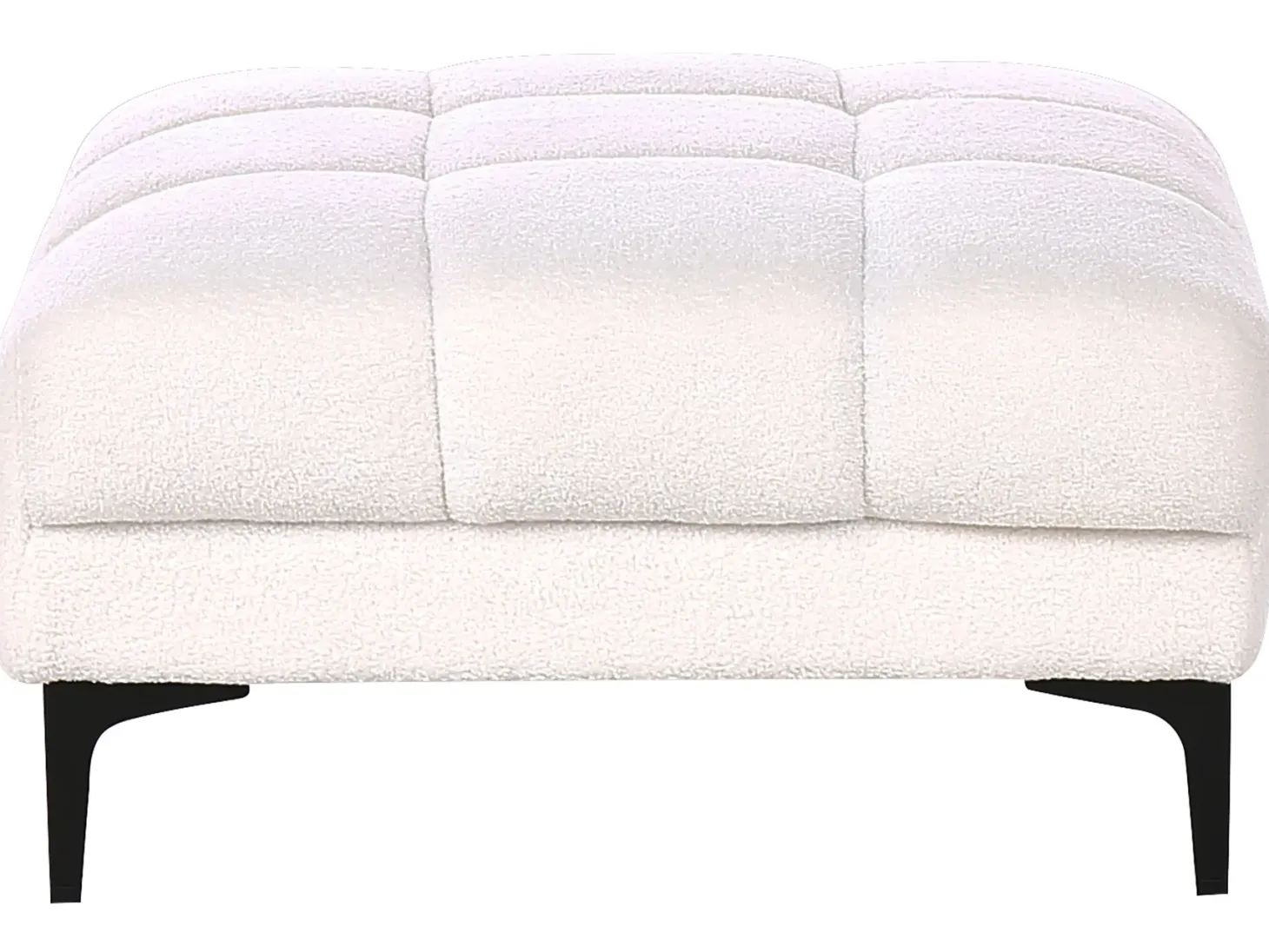 Otomana ALNES Boucle Biały