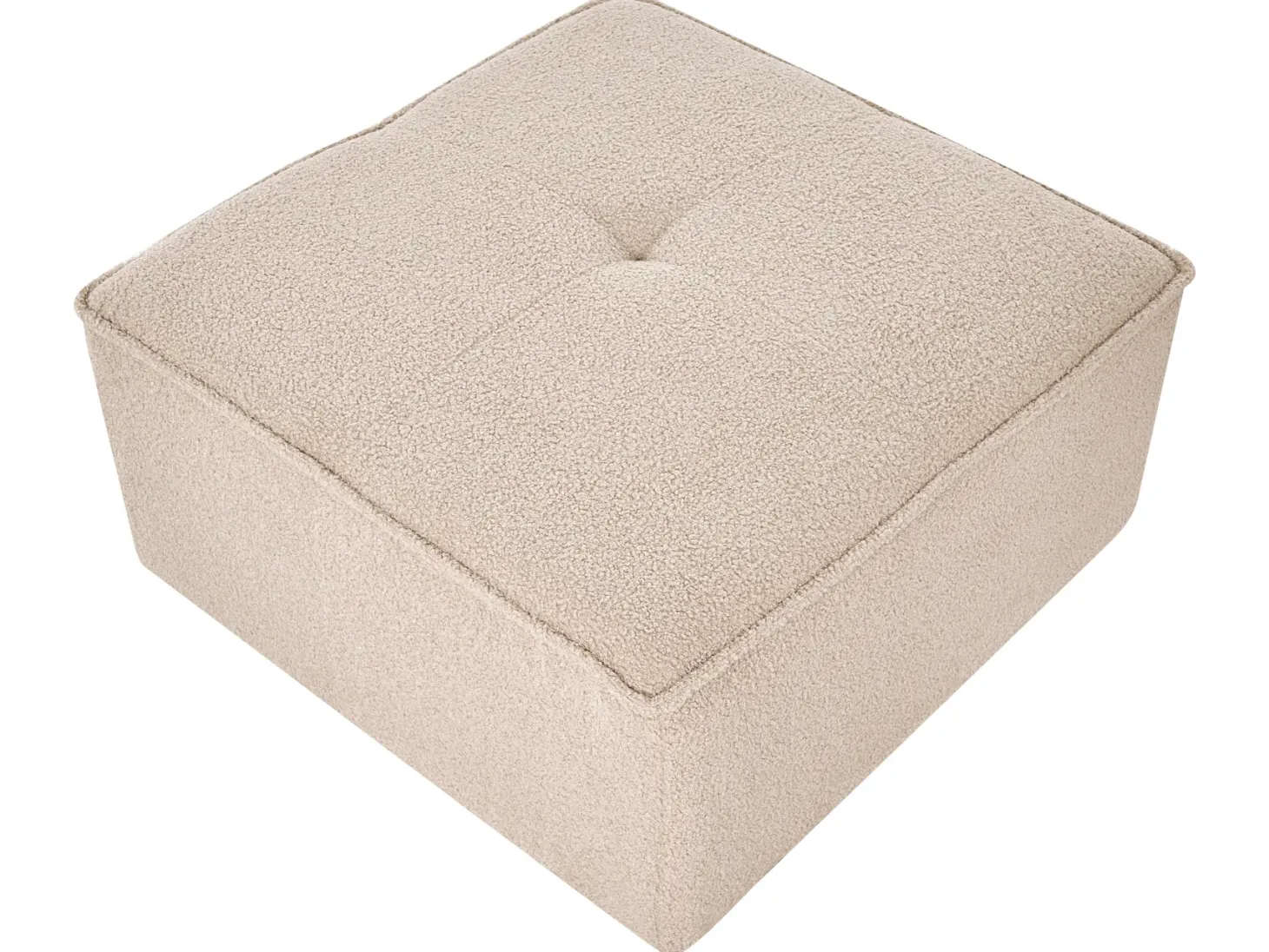 Otomana AXEBO Boucle Beżowy