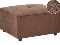 Otomana AXEBO Boucle Brązowy