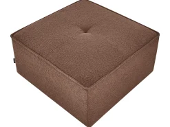 Otomana AXEBO Boucle Brązowy