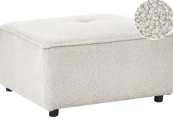 Otomana AXEBO Boucle Złamana biel