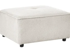 Otomana AXEBO Boucle Złamana biel