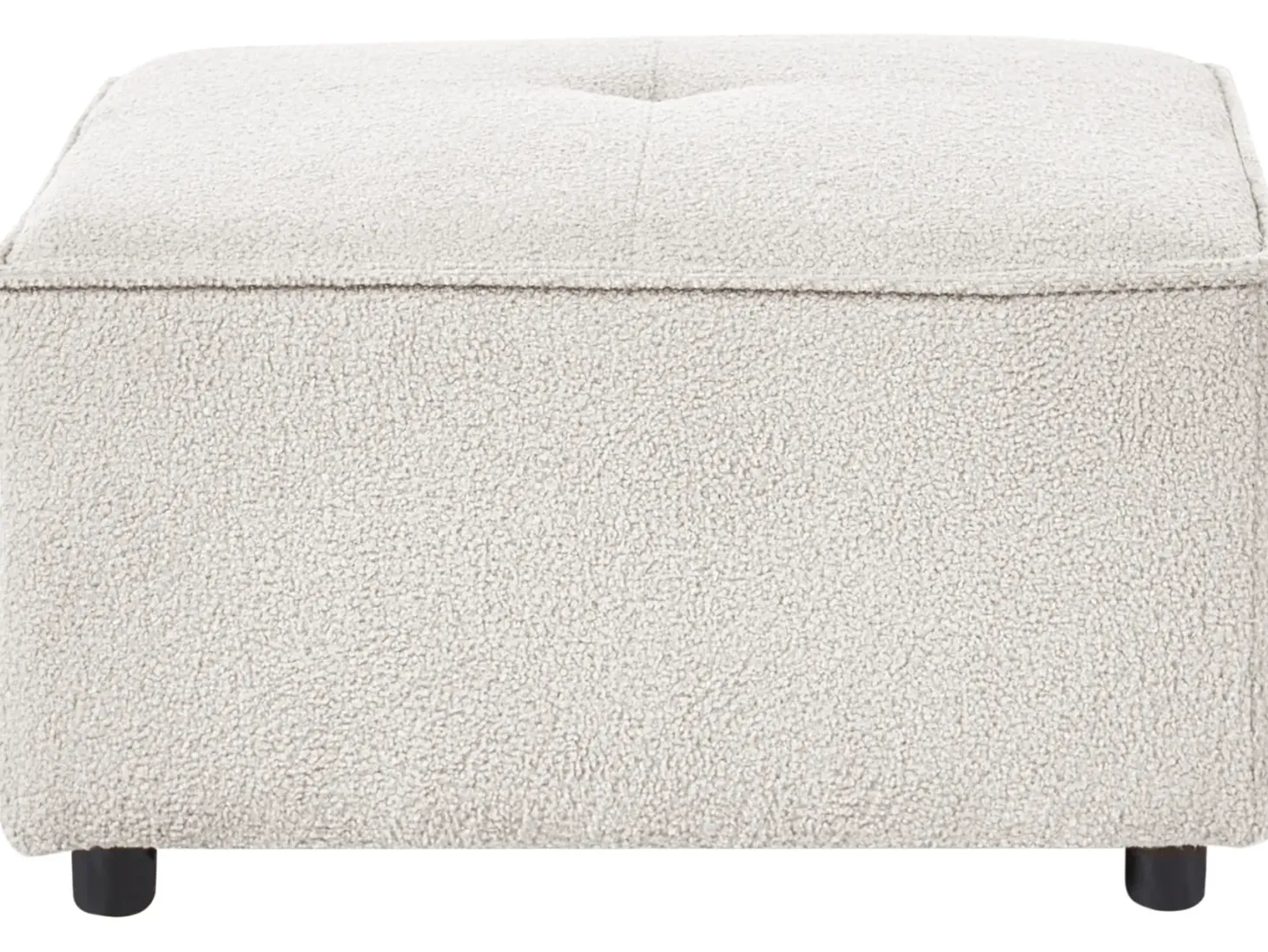 Otomana AXEBO Boucle Złamana biel