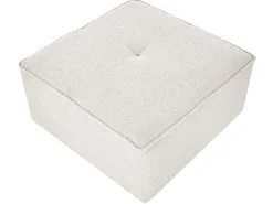 Otomana AXEBO Boucle Złamana biel