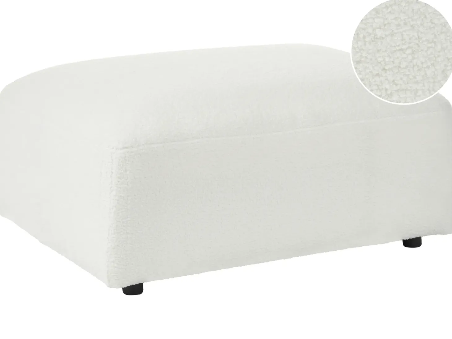 Otomana HEDE Boucle Biały