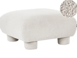 Otomana MJALBI Boucle Złamana biel