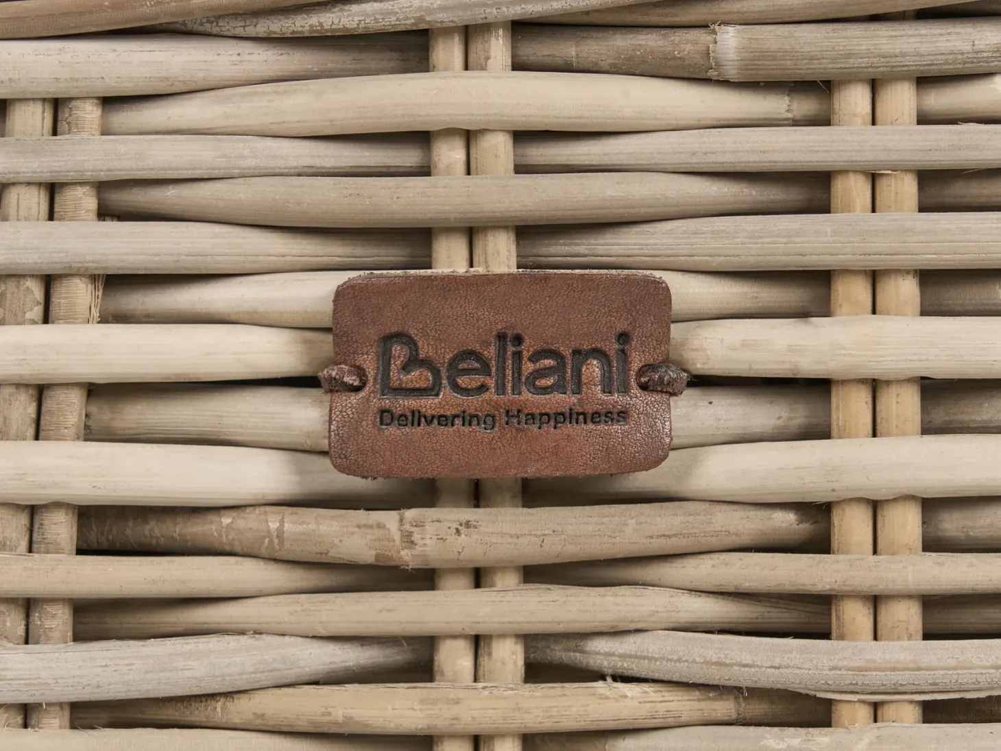 Otomana ogrodowa SUSUA 140 cm Rattan Naturalny