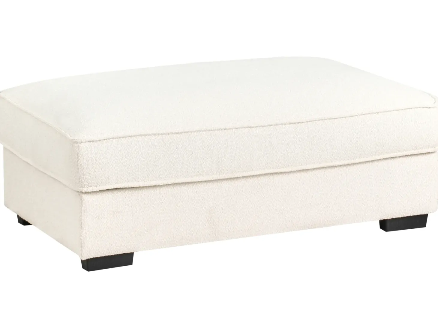 Otomana RENDERS Boucle Złamana biel