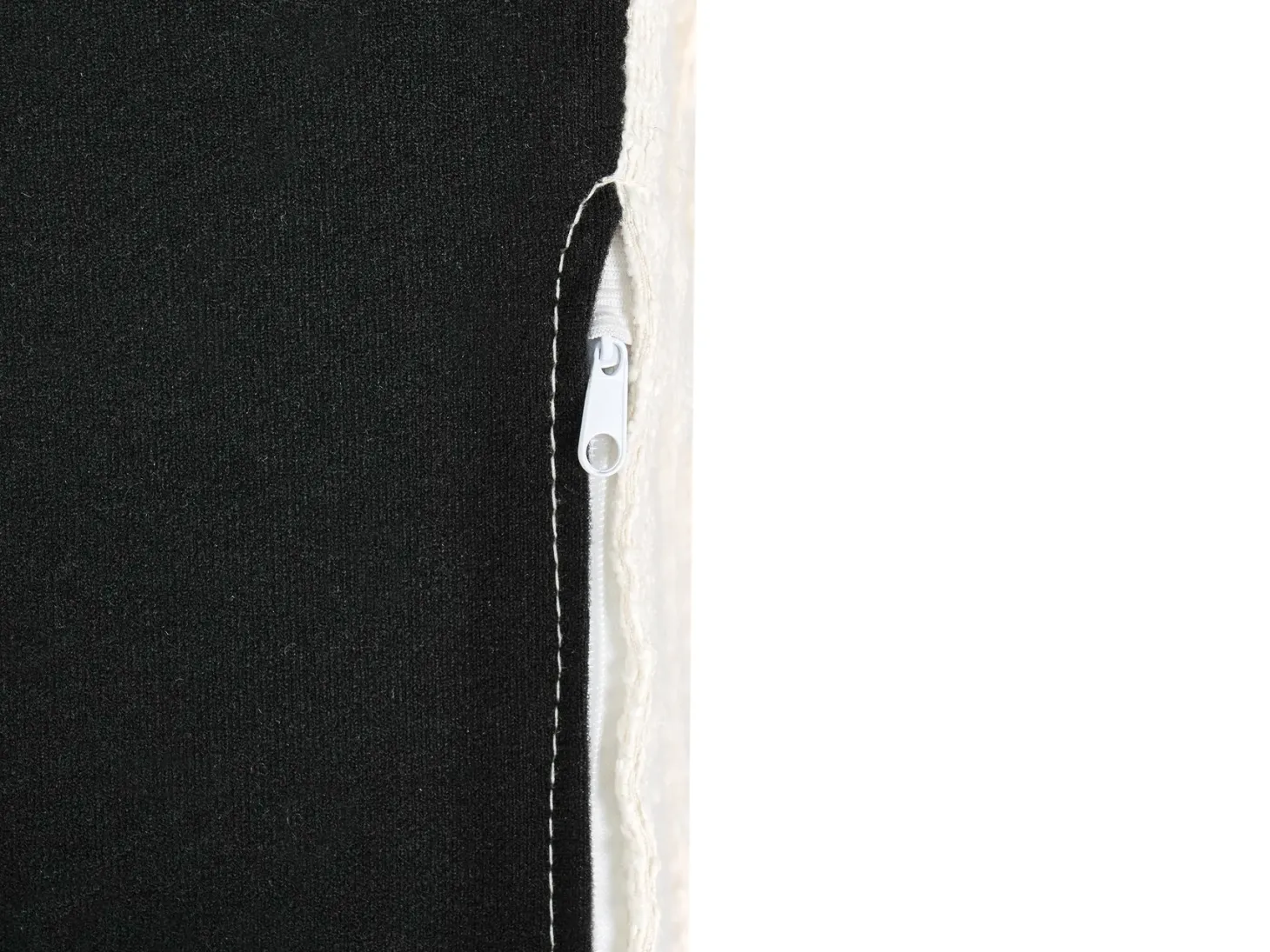Otomana RENDERS Boucle Złamana biel