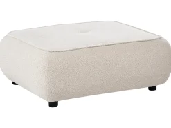 Otomana SALLA Boucle Złamana biel