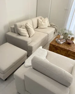 Otomana UNSTAD Jasnobeżowy