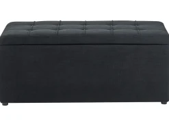 Otomana ze schowkiem OREM 100 cm Czarny