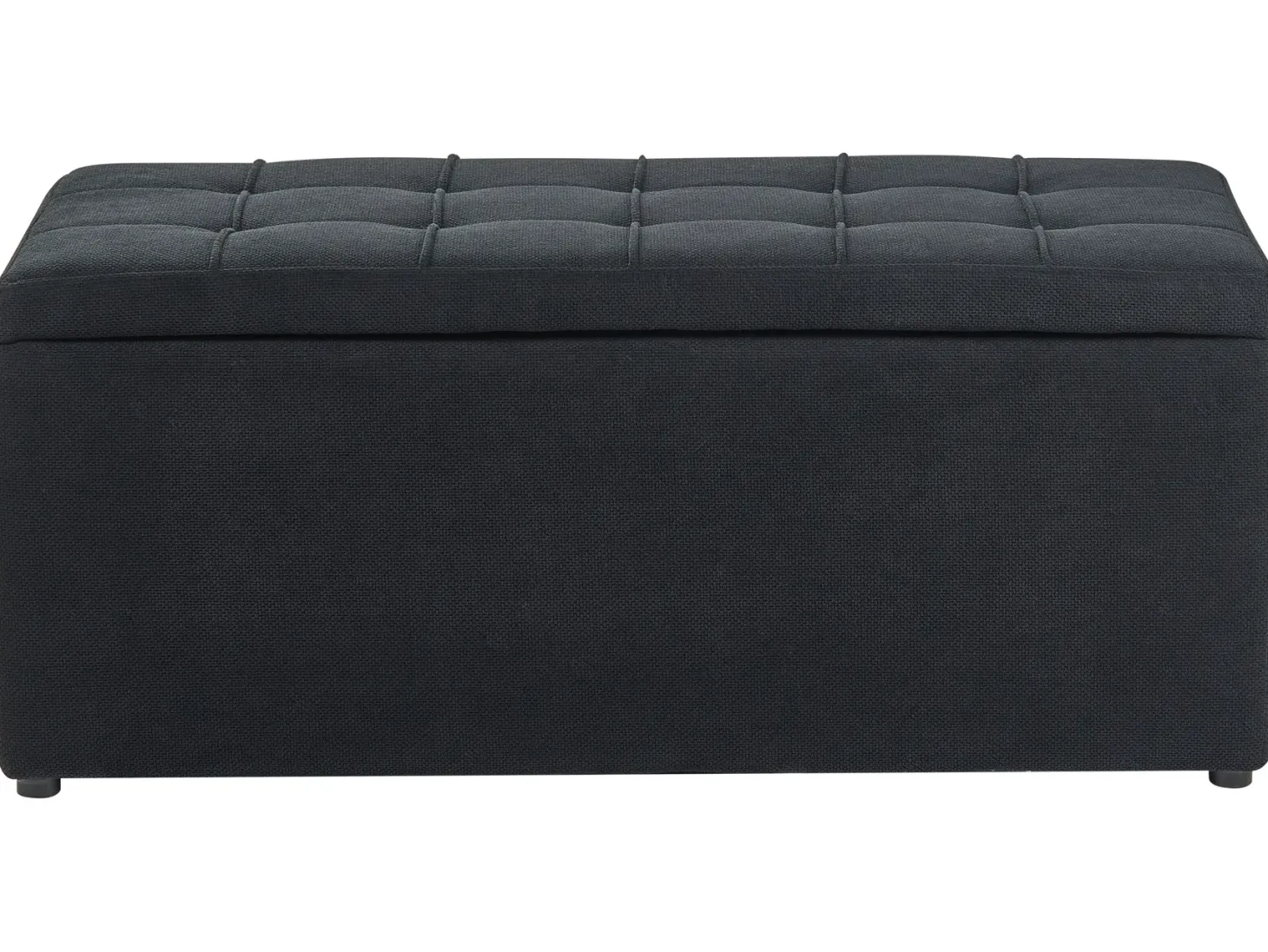 Otomana ze schowkiem OREM 100 cm Czarny