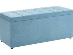 Otomana ze schowkiem OREM 100 cm Niebieski