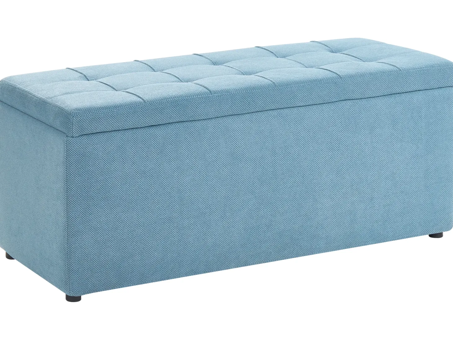 Otomana ze schowkiem OREM 100 cm Niebieski