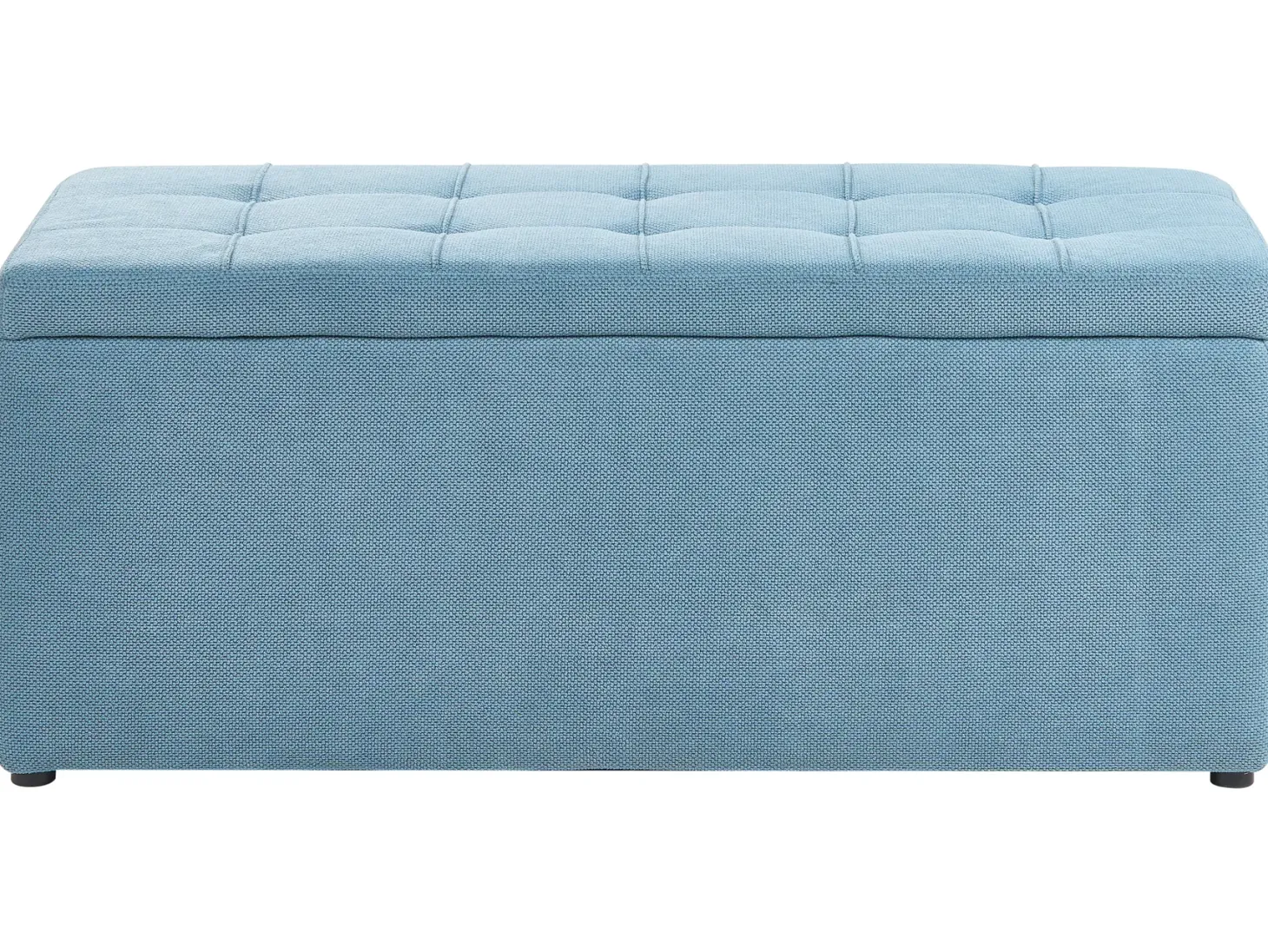 Otomana ze schowkiem OREM 100 cm Niebieski