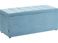 Otomana ze schowkiem OREM 100 cm Niebieski
