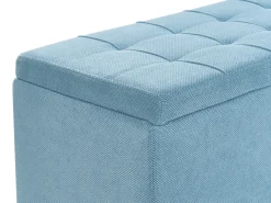 Otomana ze schowkiem OREM 100 cm Niebieski