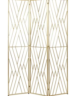 3-panelowy parawan pokojowy ASOLO Złoty 117 cm 170 cm