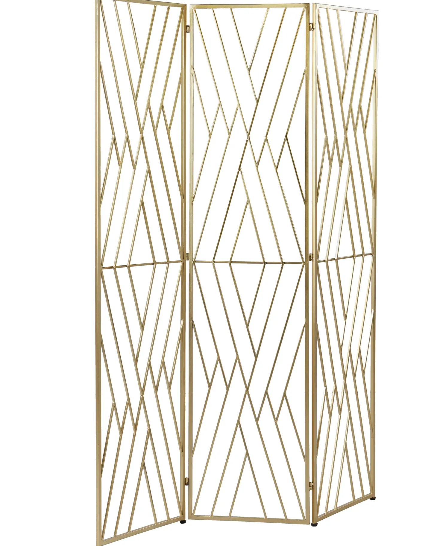 3-panelowy parawan pokojowy ASOLO Złoty 117 cm 170 cm
