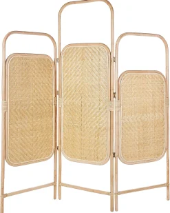 3-panelowy parawan pokojowy CARPI Naturalny 166 cm 180 cm