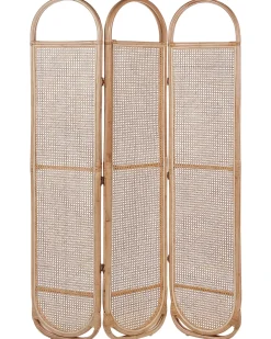 3-panelowy parawan pokojowy CORTONA Jasnobrązowy 118 cm 180 cm