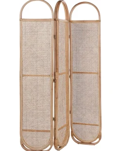 3-panelowy parawan pokojowy CORTONA Jasnobrązowy 118 cm 180 cm