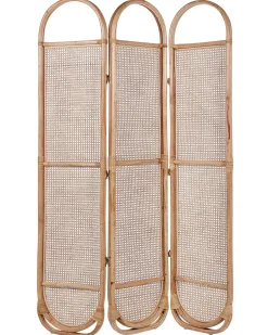 3-panelowy parawan pokojowy CORTONA Jasnobrązowy 118 cm 180 cm
