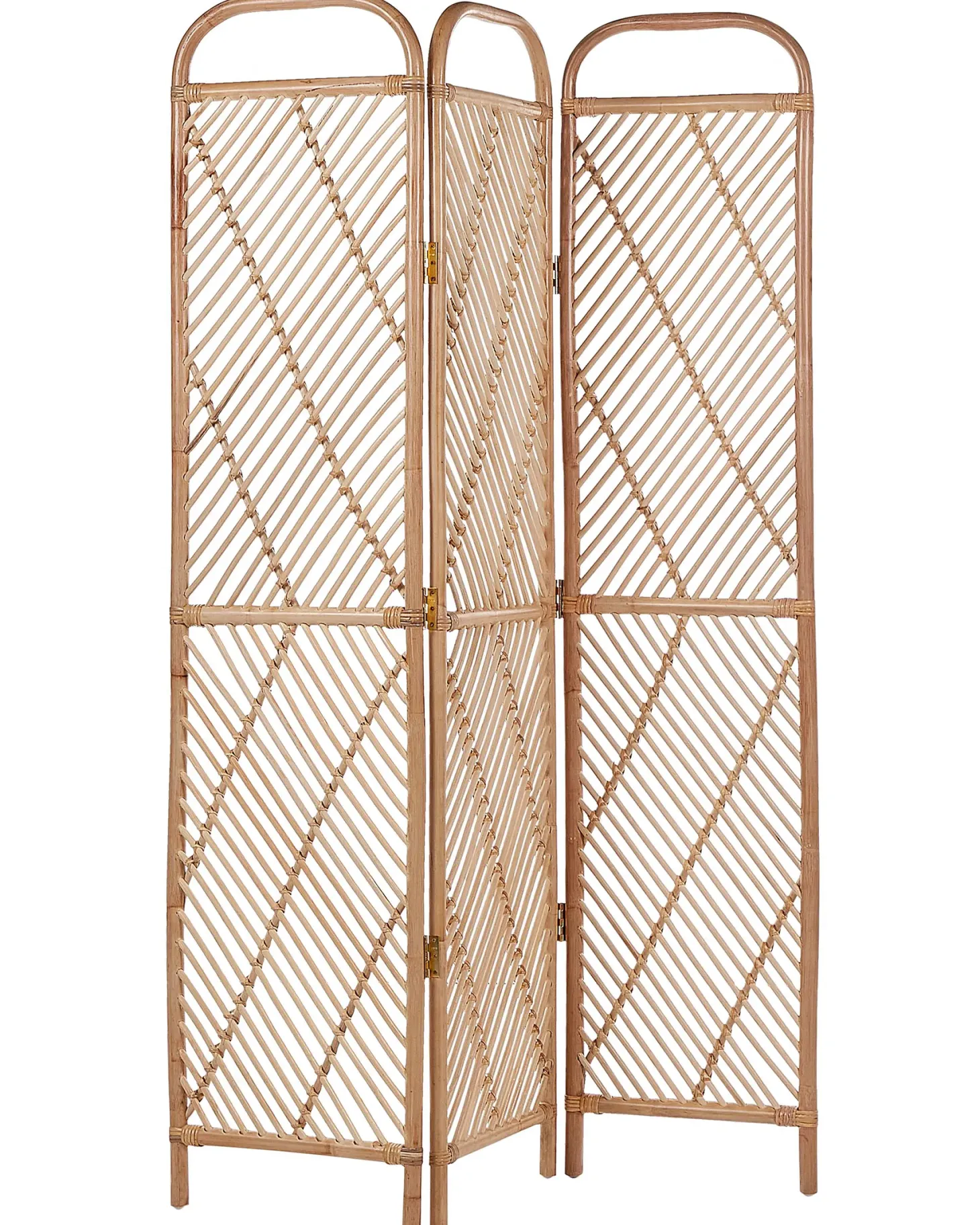3-panelowy parawan pokojowy COSENZA Jasnobrązowy 106 cm 180 cm