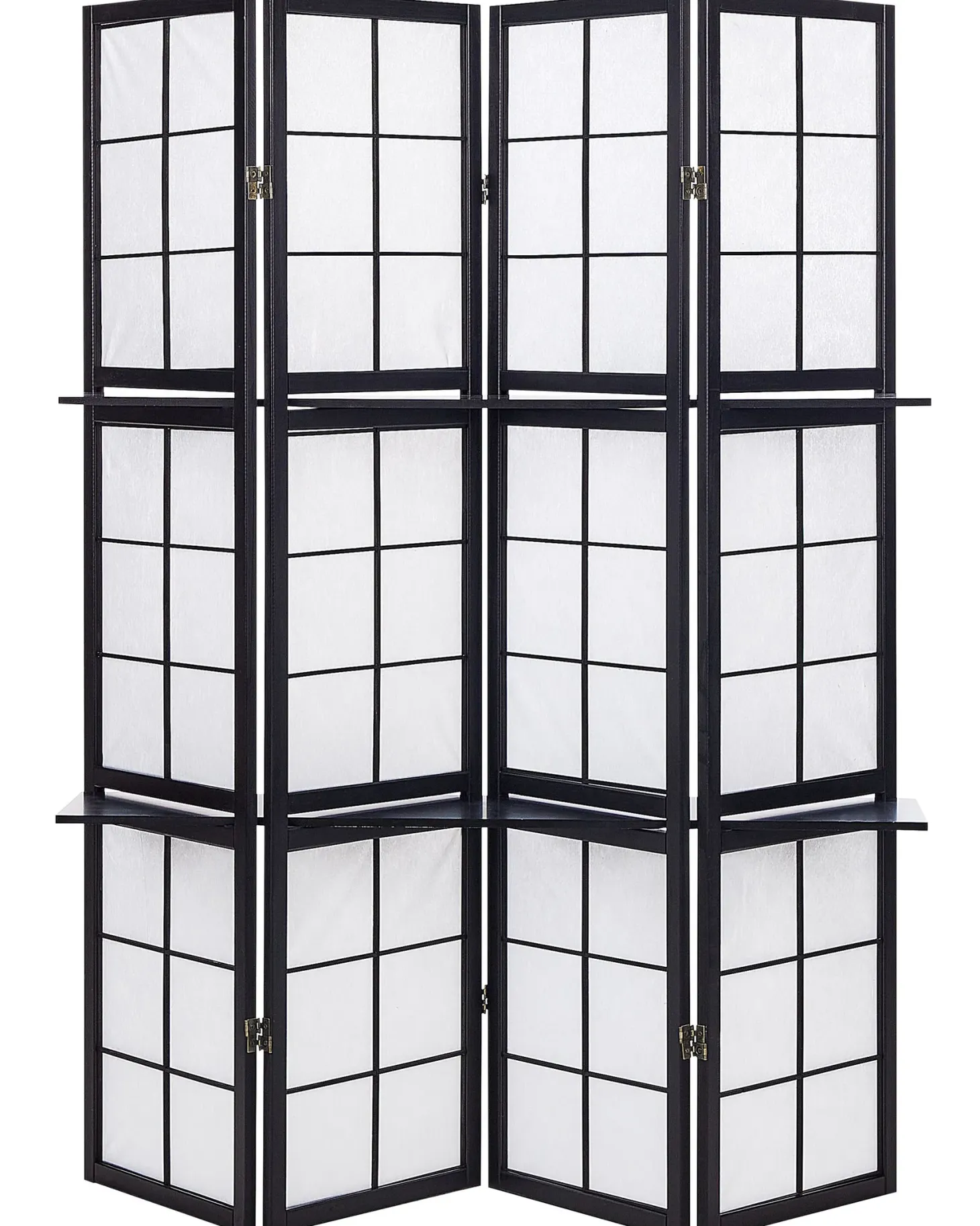 4-panelowy parawan pokojowy GOMAGOI Czarny 120 cm 170 cm