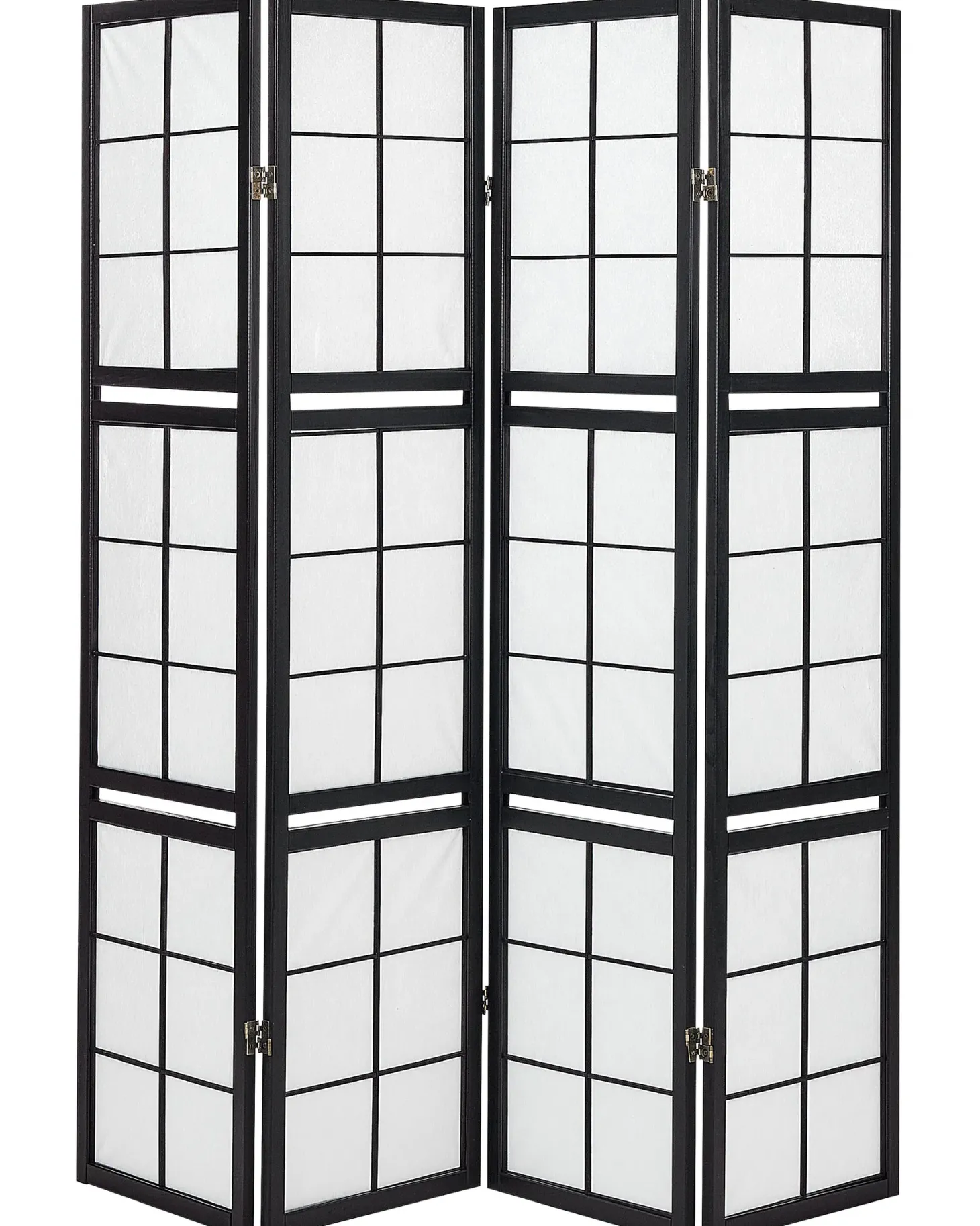 4-panelowy parawan pokojowy GOMAGOI Czarny 120 cm 170 cm