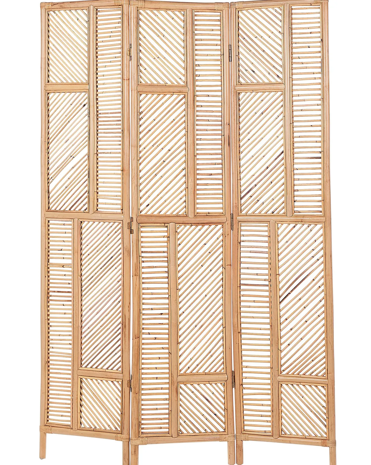 3-panelowy parawan pokojowy LAMEZIA Jasnobrązowy 117 cm 180 cm
