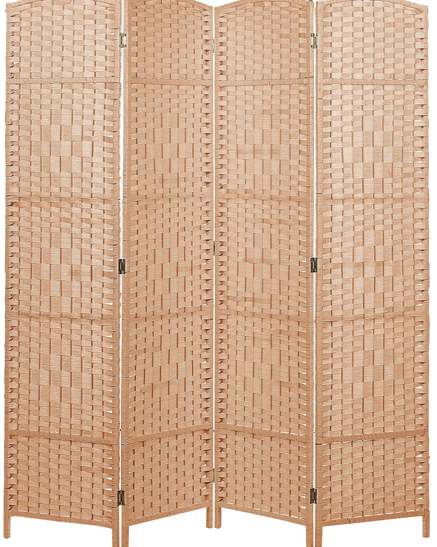 4-panelowy parawan pokojowy LAPPAGO Naturalny 163 cm 170 cm