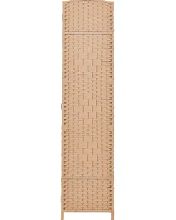 4-panelowy parawan pokojowy LAPPAGO Naturalny 163 cm 170 cm