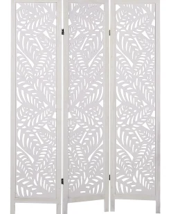 3-panelowy parawan pokojowy MELAGO Biały 122 cm 170 cm
