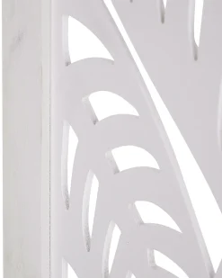 3-panelowy parawan pokojowy MELAGO Biały 122 cm 170 cm