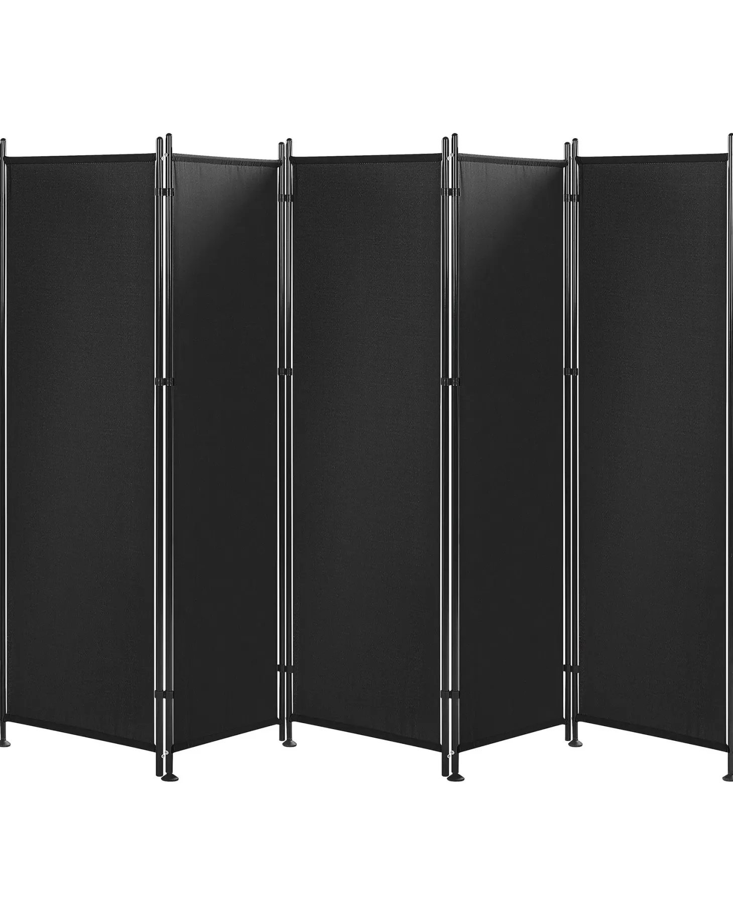 5-panelowy parawan pokojowy NARNI Czarny 270 cm 170 cm