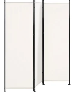 3-panelowy parawan pokojowy NARNI Biały 160 cm 170 cm