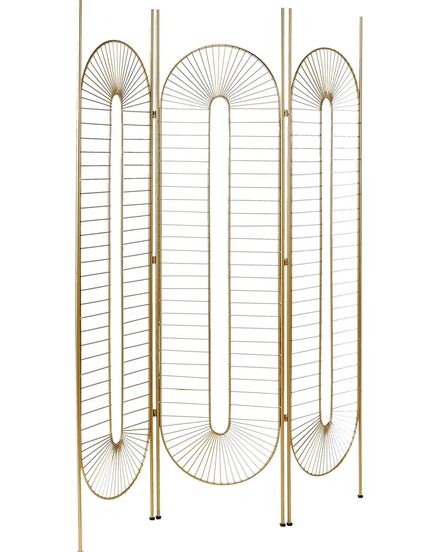 3-panelowy parawan pokojowy NOALE Złoty 135 cm 170 cm