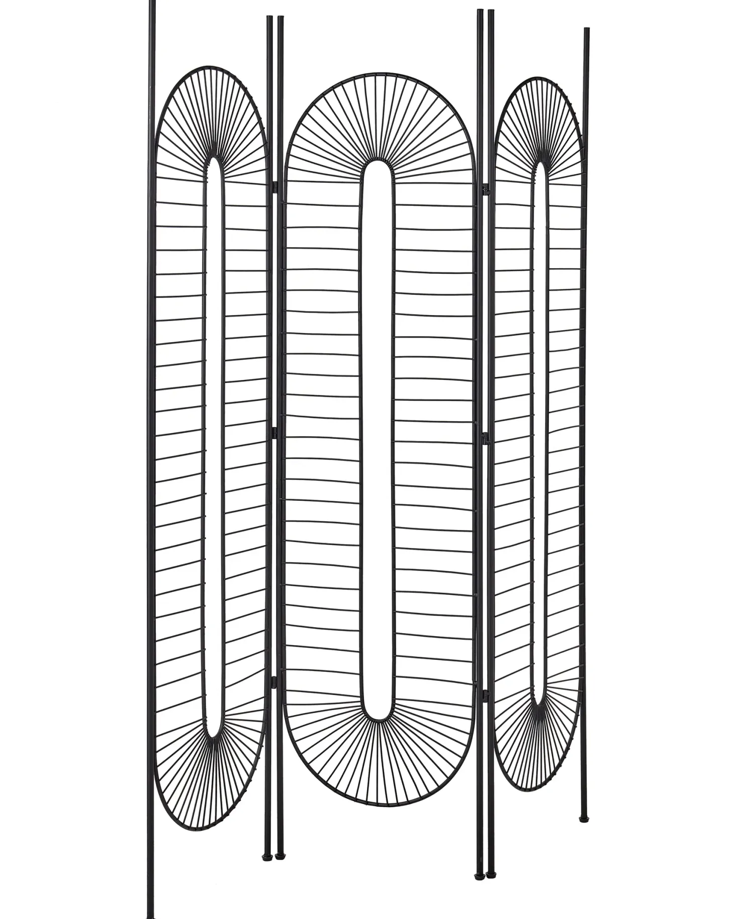 3-panelowy parawan pokojowy NOALE Czarny 135 cm 170 cm