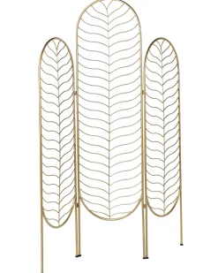 3-panelowy parawan pokojowy PESCIA Złoty 120 cm 160 cm