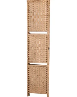 4-panelowy parawan pokojowy TRAFOI Brązowy 158 cm 170 cm