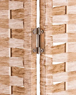 4-panelowy parawan pokojowy TRAFOI Brązowy 158 cm 170 cm